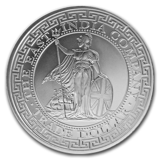 2018 St. Helena 1 oz Silver British Trade Dollar Restrike (BU) 2018 St. Helena 1 oz Silver British Trade Dollar Restrike (BU)